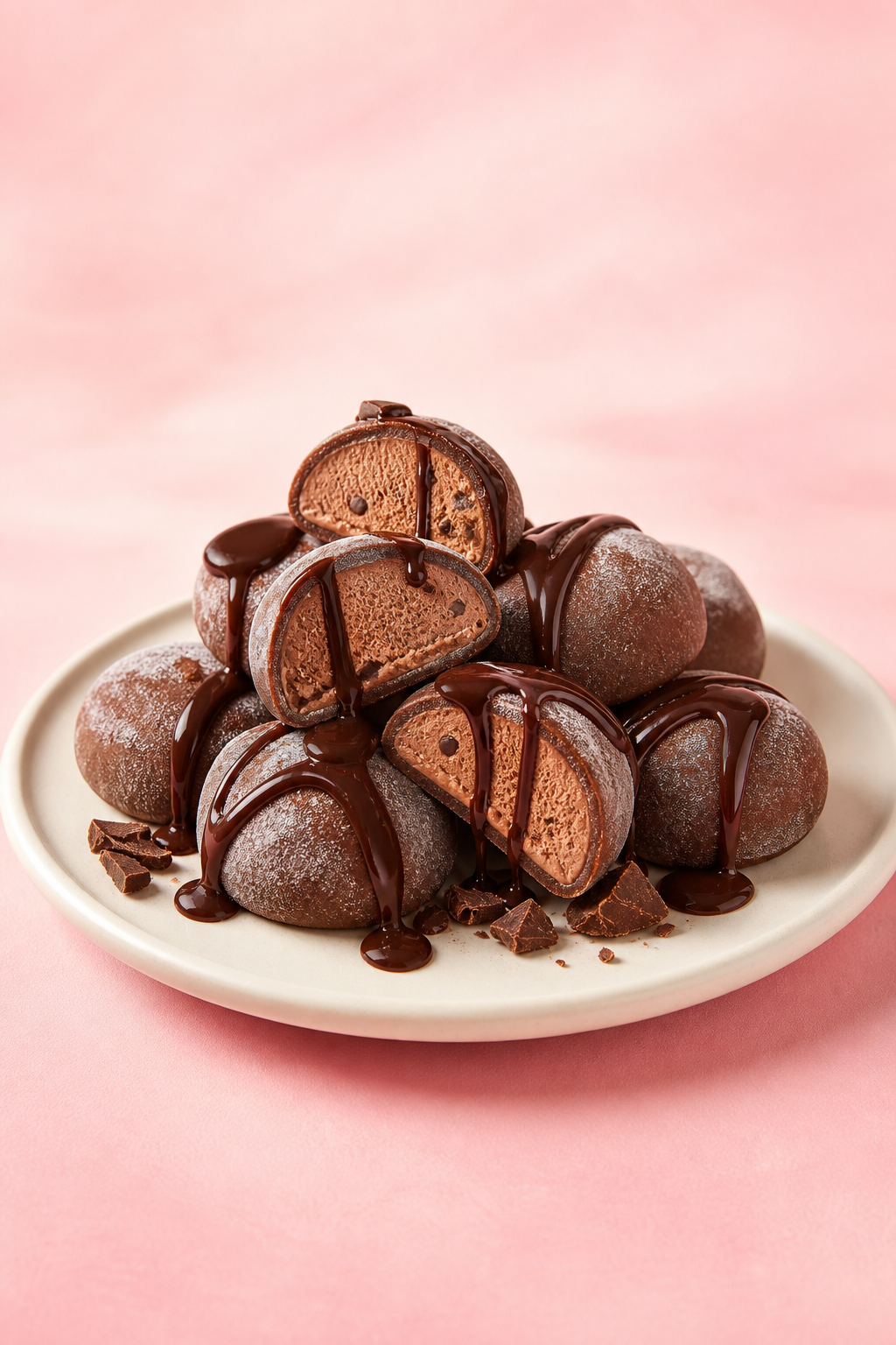 Chocolate mochi dessert artwork from Ice Klub